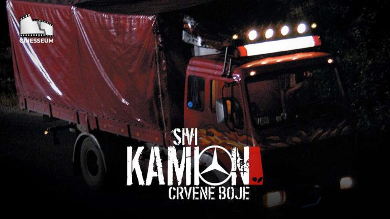 Sivi kamion crvene boje 2004
