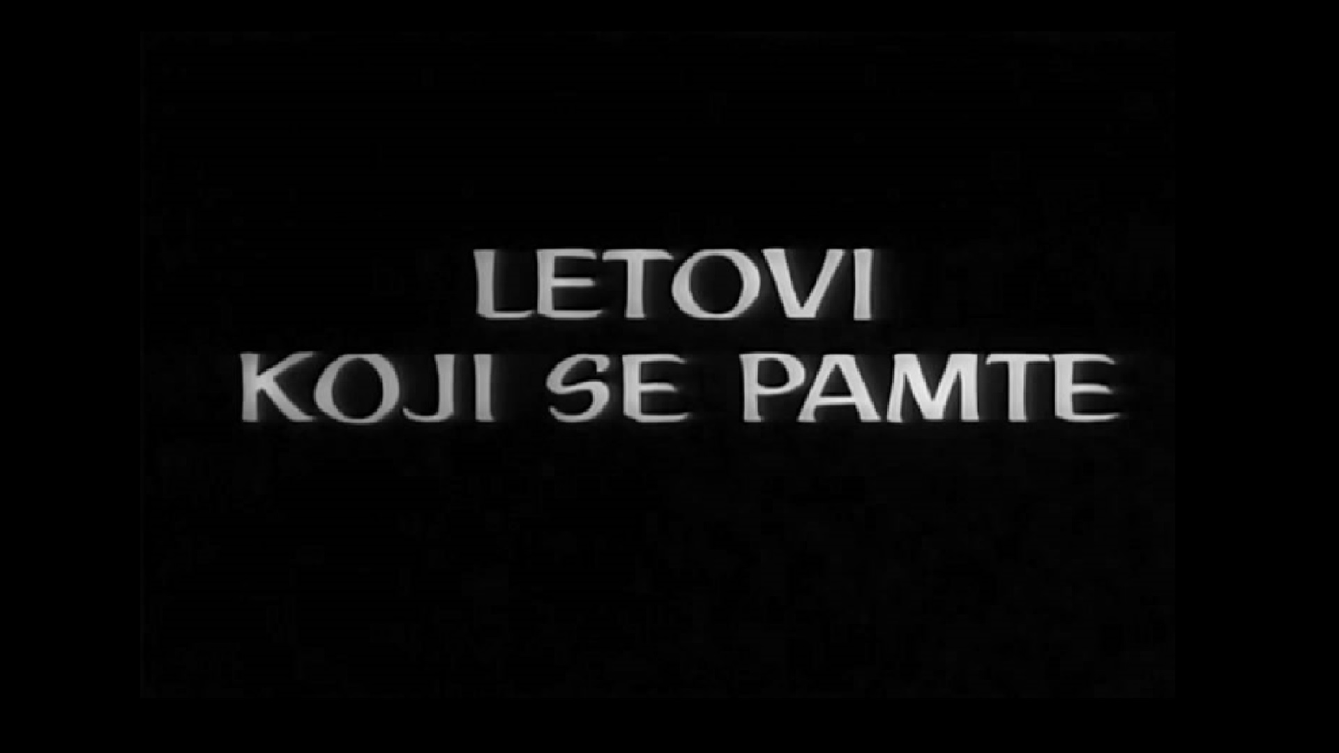 Letovi koji se pamte Ep01 Pitomac